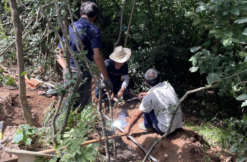 防雷接地施工現(xiàn)場(chǎng)